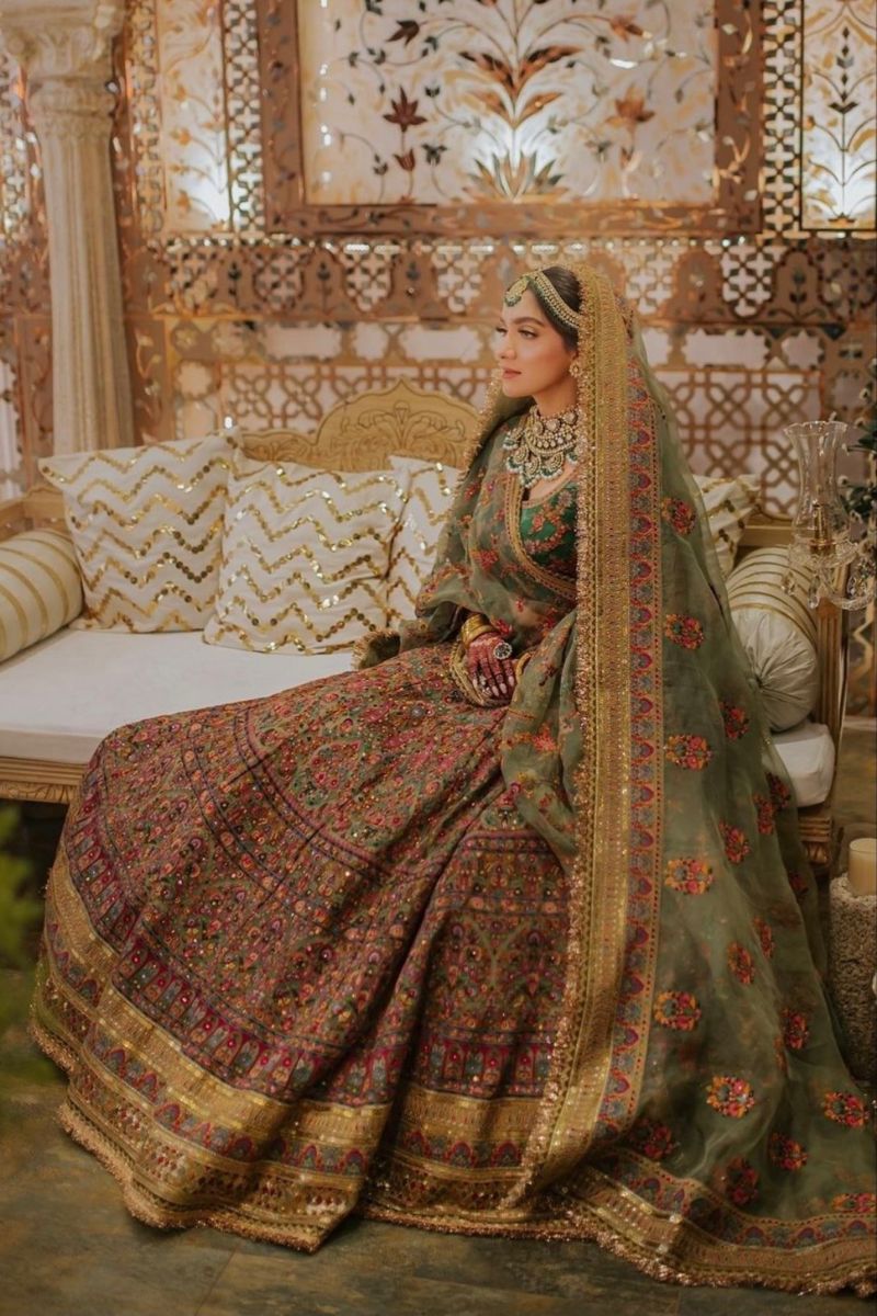 Rajasthani Bridal Lehenga for Mehendi