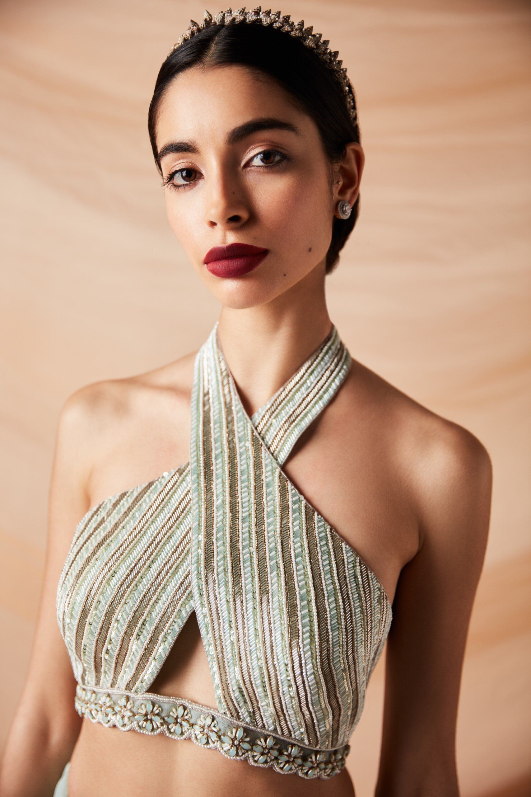 The Structured Sleeveless Blouse Design Idea