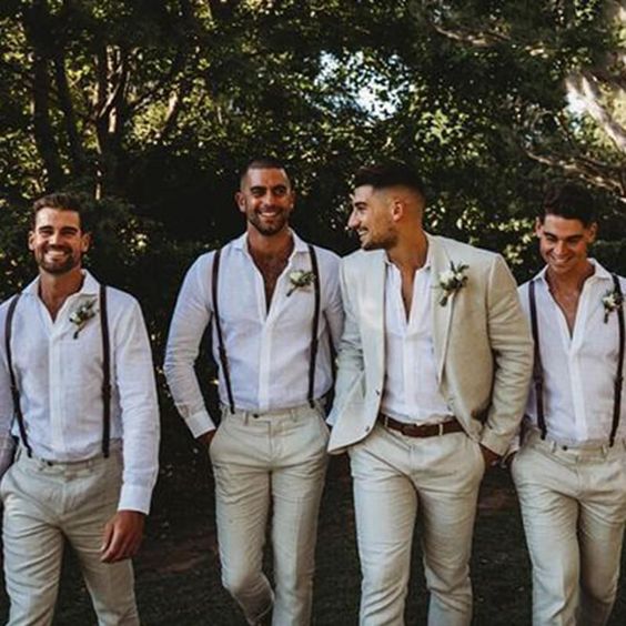 Groomsmen Blazer Suits for Wedding