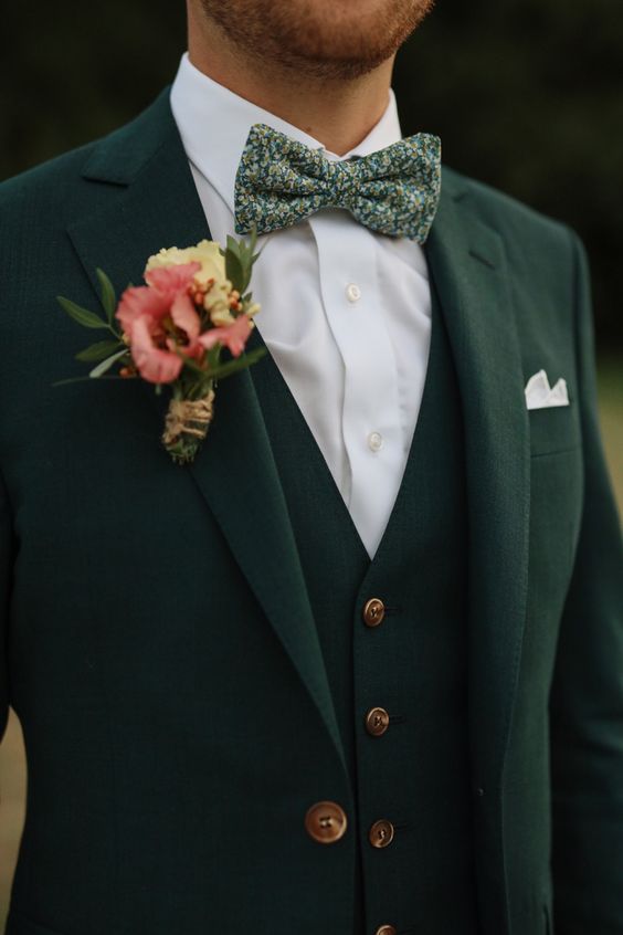 Olive Blazer Men Suits for Wedding