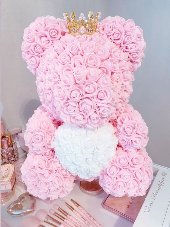 Pink Rose Teddy
