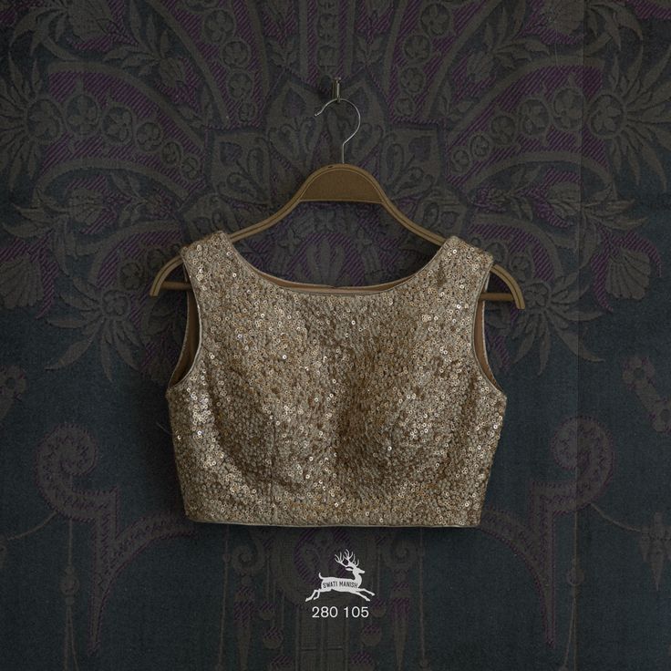 The Chunky Metal Sleeveless Blouse Design Idea