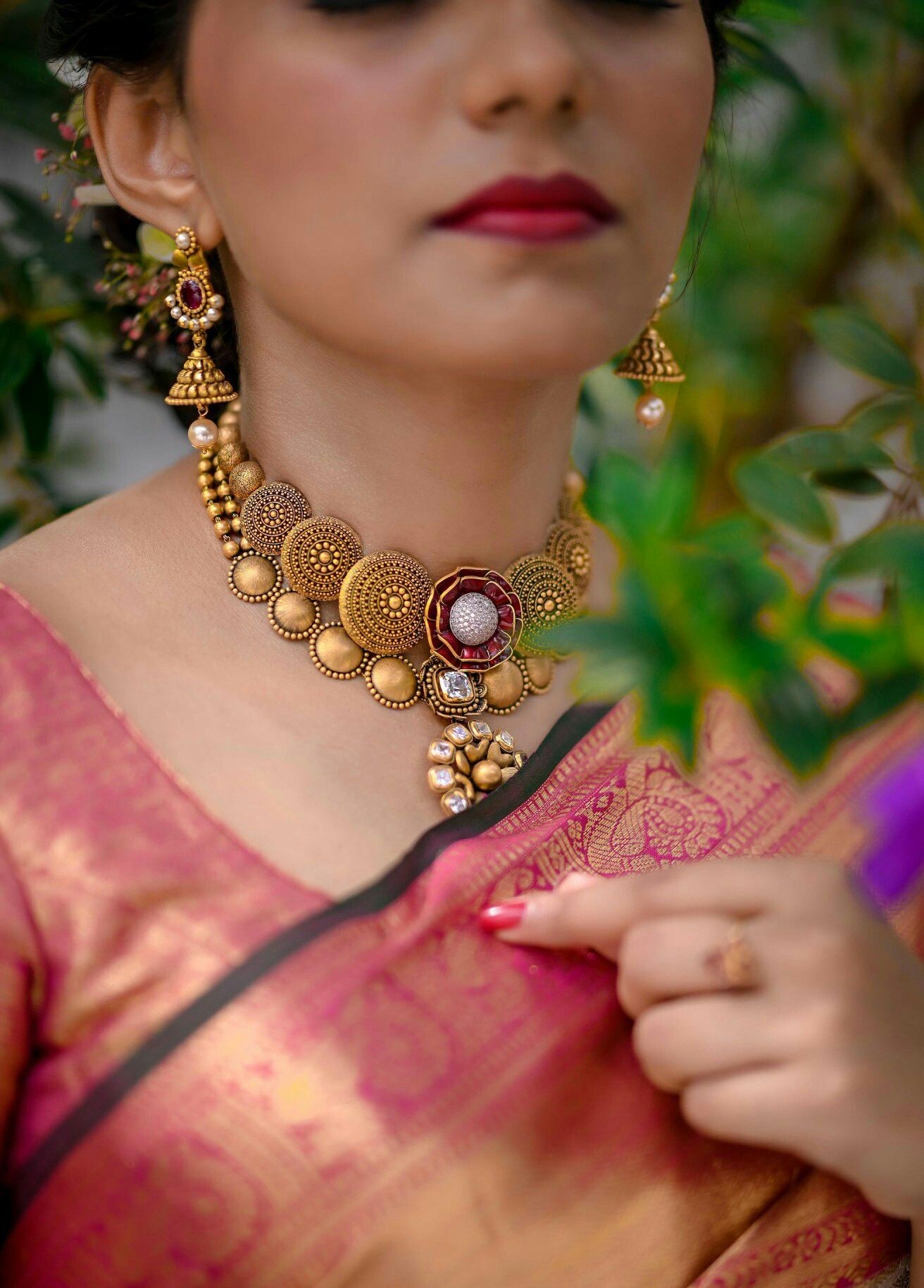 Antique Bridal Gold Necklace