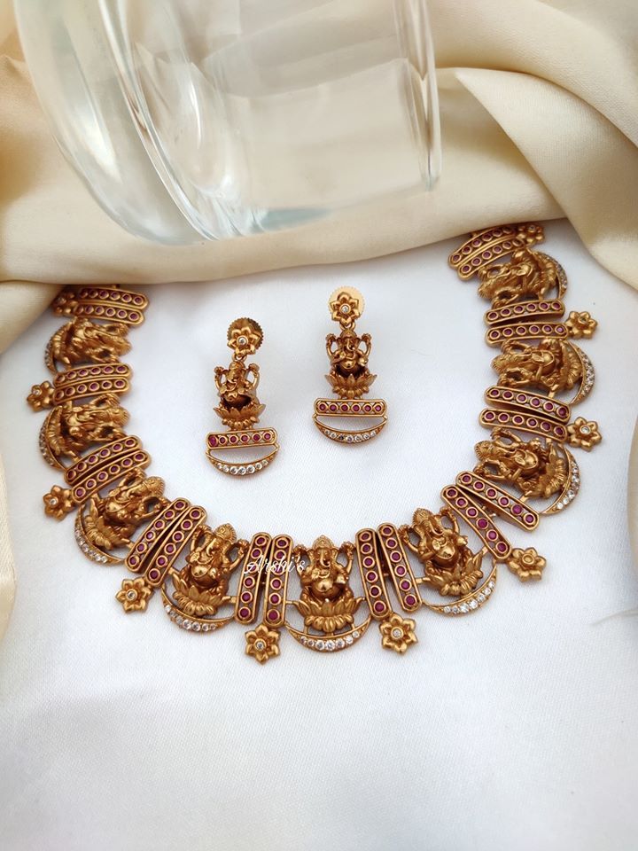 Lakshmi Pendant Necklace Fine Jewelry