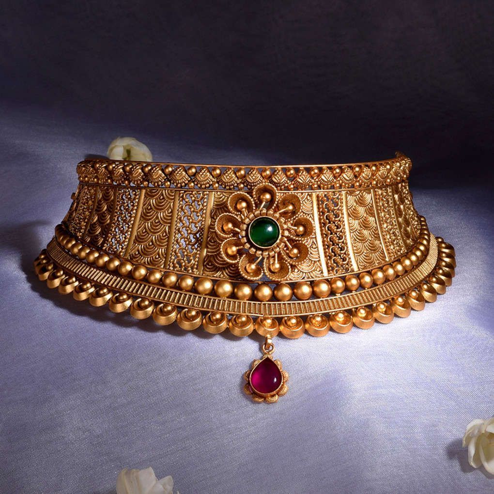 Traditional Bridal Jewelry Necklace