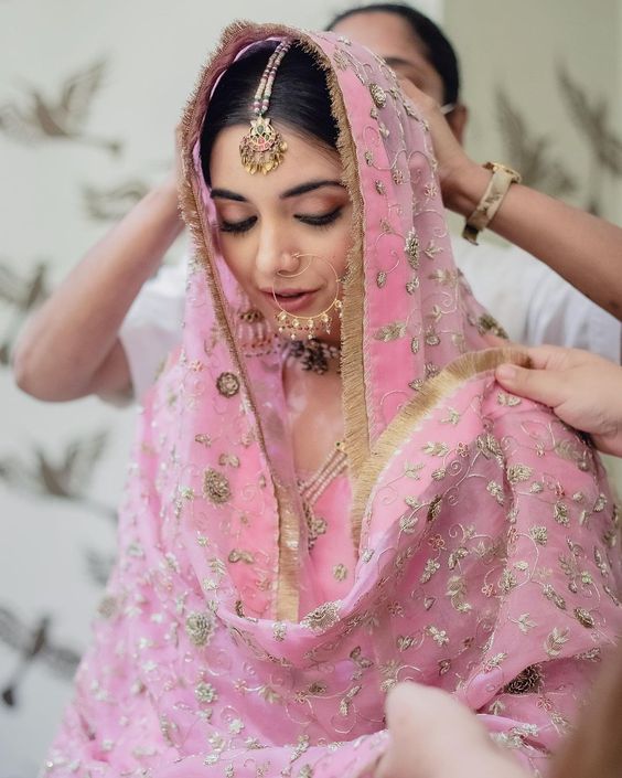 Hand Work Bridal Anarkali with Georgette Fabric 