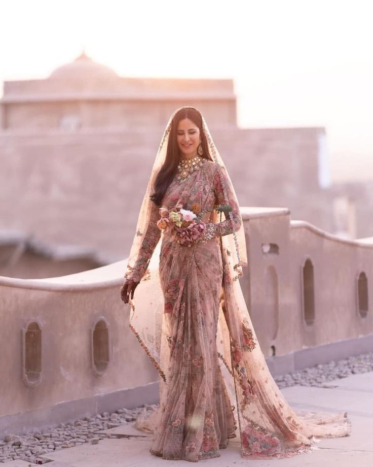 Net Saree for Wedding are Reception Sarees:
