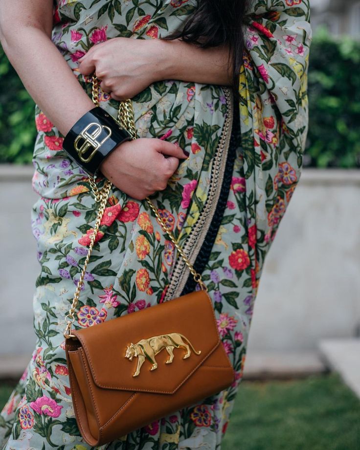 The Copper tone tote Bag