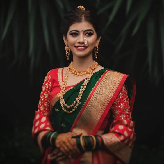 Traditional Style for Maharashtrian Bride 