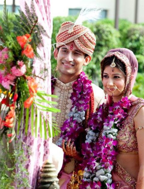 Wedding Garlands Rose Petals with Orchids