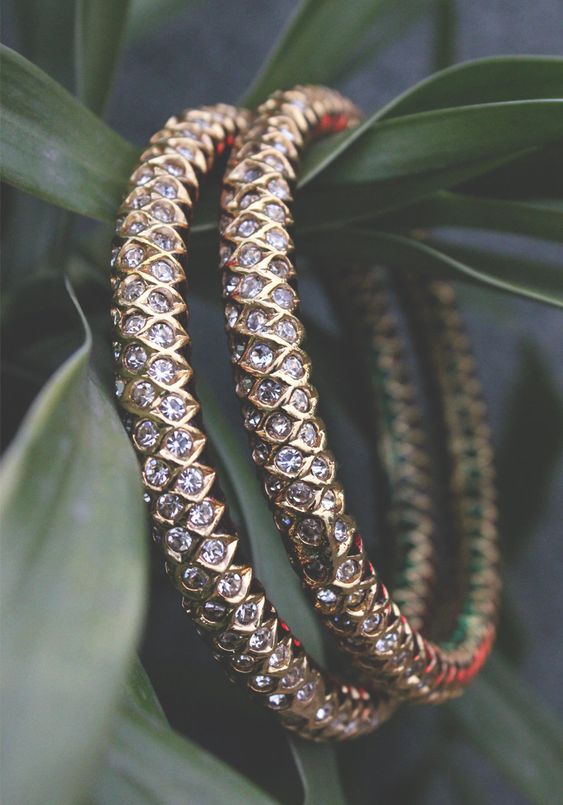 Sleek Diamond Bangle for Indian Wedding Jewelry