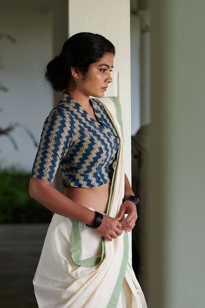 Top 10 Beautiful Collared Blouse Designs: