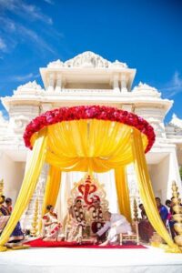 Ancient Temple Wedding with Lord Shiva and Ganesha