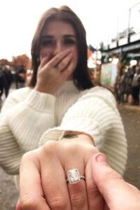 White Gold Proposal Ring