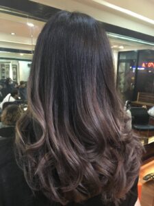 Ash Brown Colored Hair for Dusky Skin