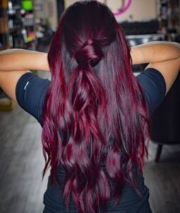 Red Hair Color for Indian Hair