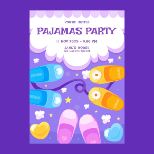 Pajama Party Invitation