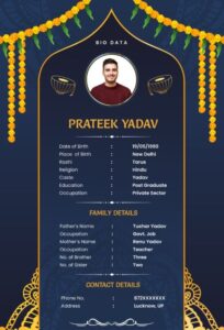 marriage bio data