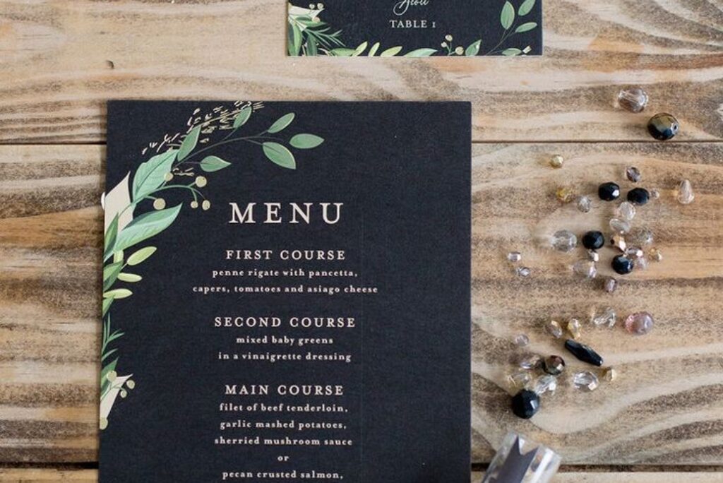 9 Exclusive Bengali wedding Menu Card ideas and Menu Card Etiquette