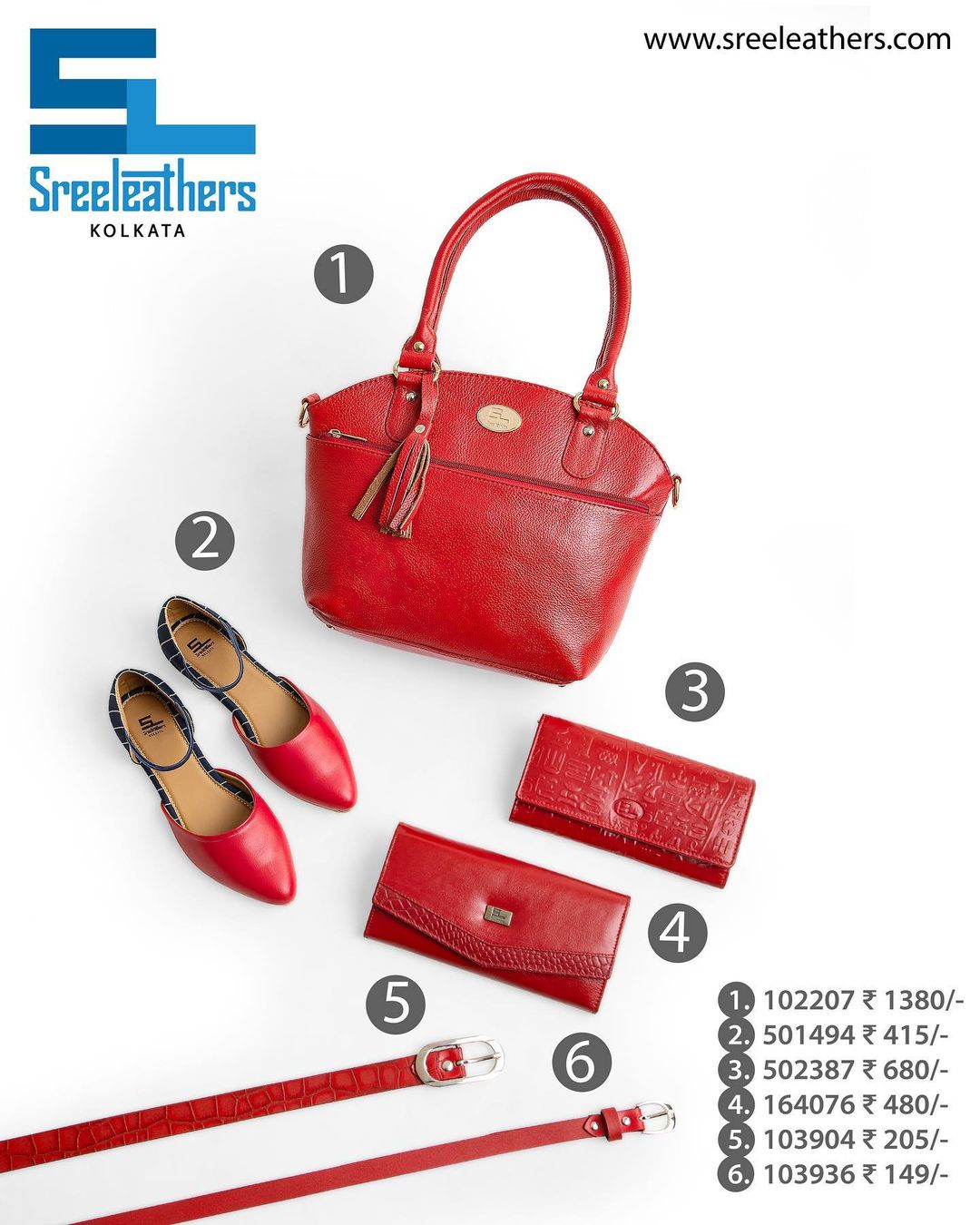 Sreeleathers Red Rose Collection