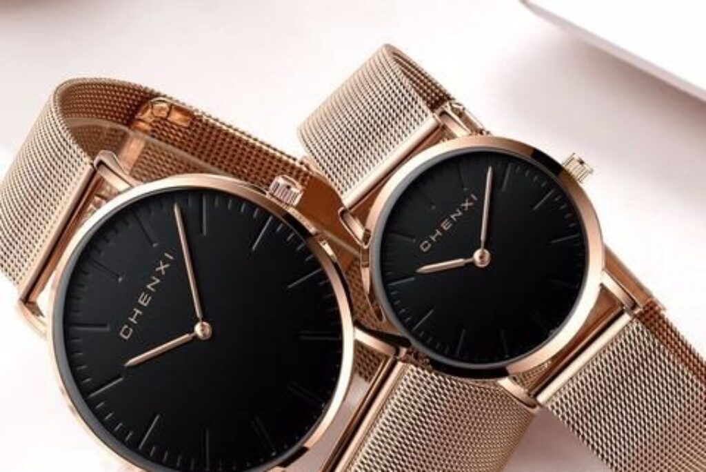 His & Her Luxury Couple Watches for Weddings Gifts