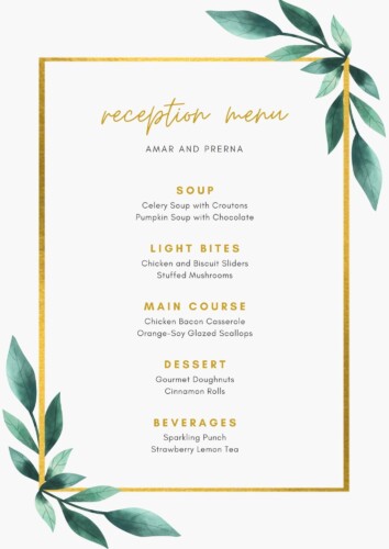 10 Best Bengali Wedding Menu Card Ideas for the Big Buffet