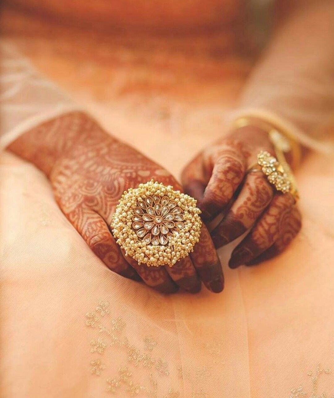 Pearl Jewellery Bridal Ring