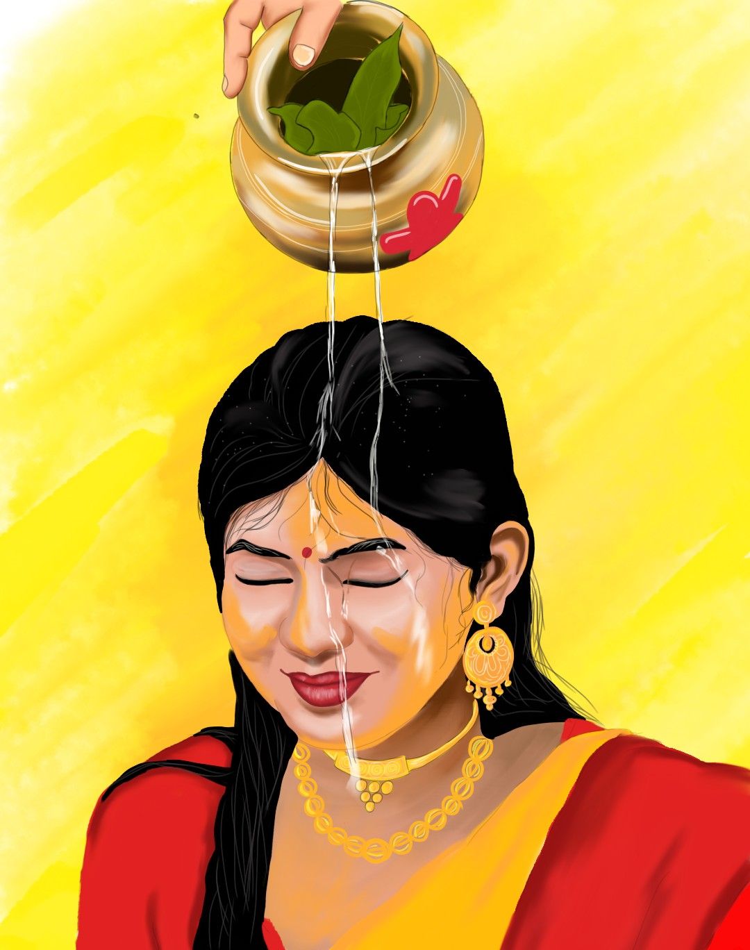 The ‘Gae Holud’ Bengali Wedding Card Design