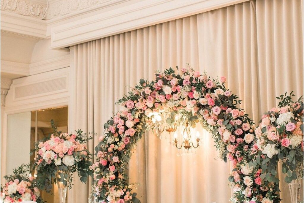 Top 10 Perfect Photos for Reception Flower Wedding Stage Decoration