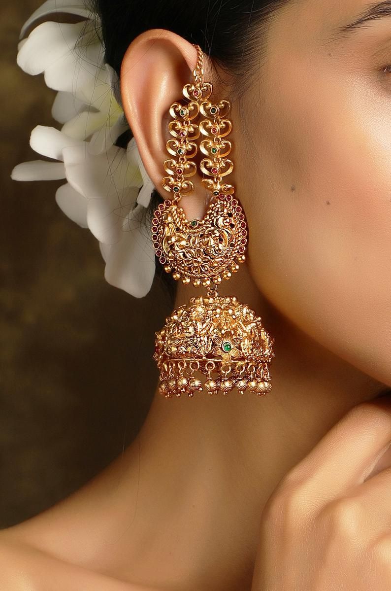 Top 9 Latest Trendy and Modern Bridal Gold Jhumka Design