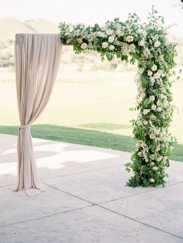 Half and Half Wedding Entrance Decorations