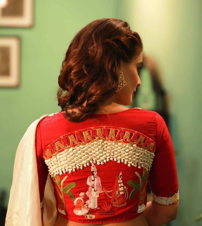 Explore 10 Stunning Benarasi Blouse Design for Bengali Wedding - myMandap