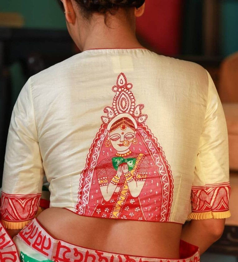 Explore 10 Stunning Benarasi Blouse Design for Bengali Wedding - myMandap