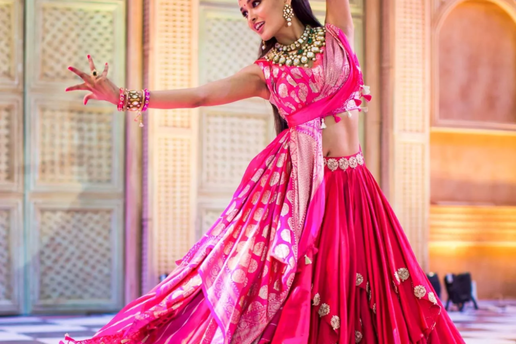 Top 10 Beautiful Pink Banarasi Lehenga Ideas for the Wedding Season