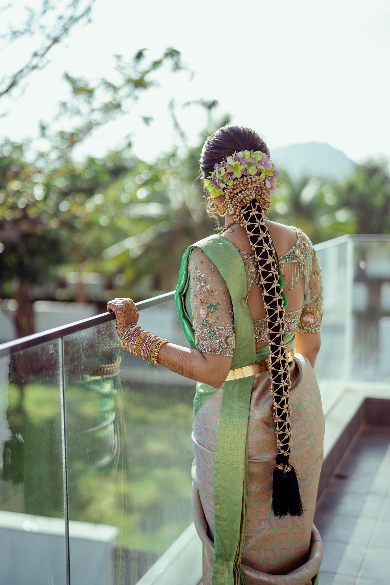 Kerala Wedding Braid Hairstyle