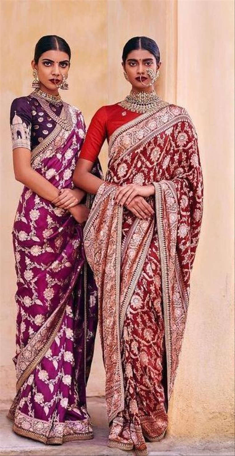 The Pink Bridal Banarasi Silk Saree