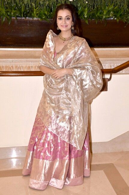 The Floral Dupatta Banarasi Lehenga Design