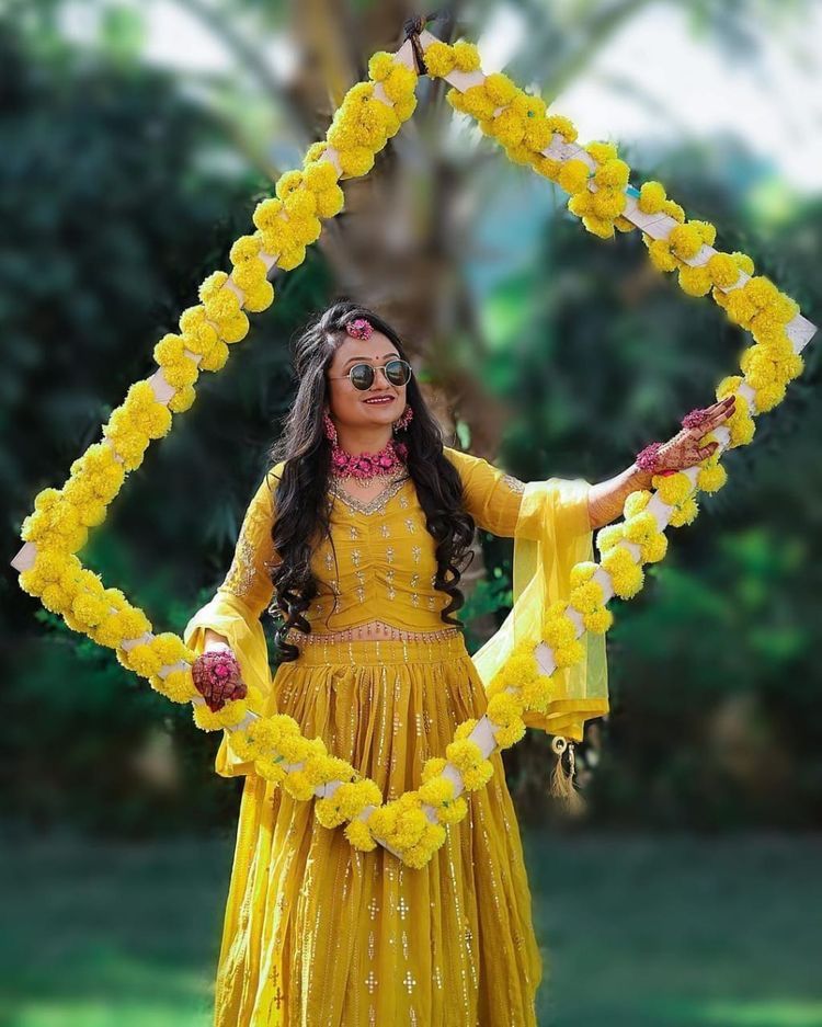 The Photobooth Low-Cost Simple Haldi Decoration at Home