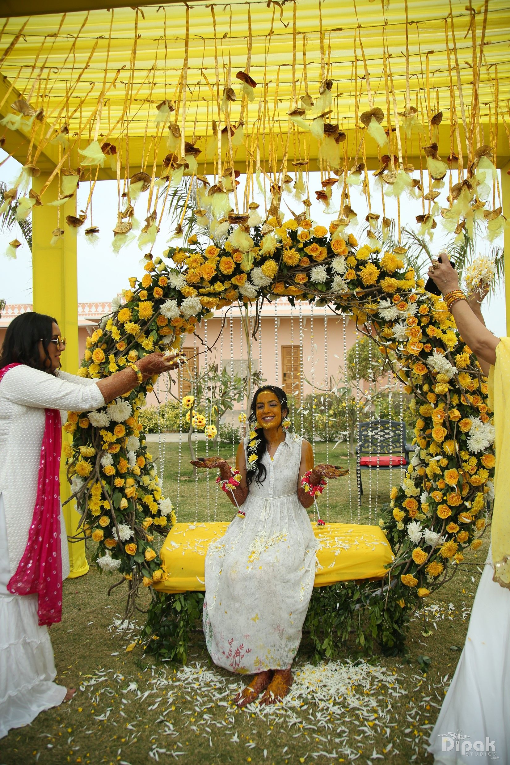 Top 10 Background Haldi Ceremony Decoration and Beautiful Ideas - myMandap