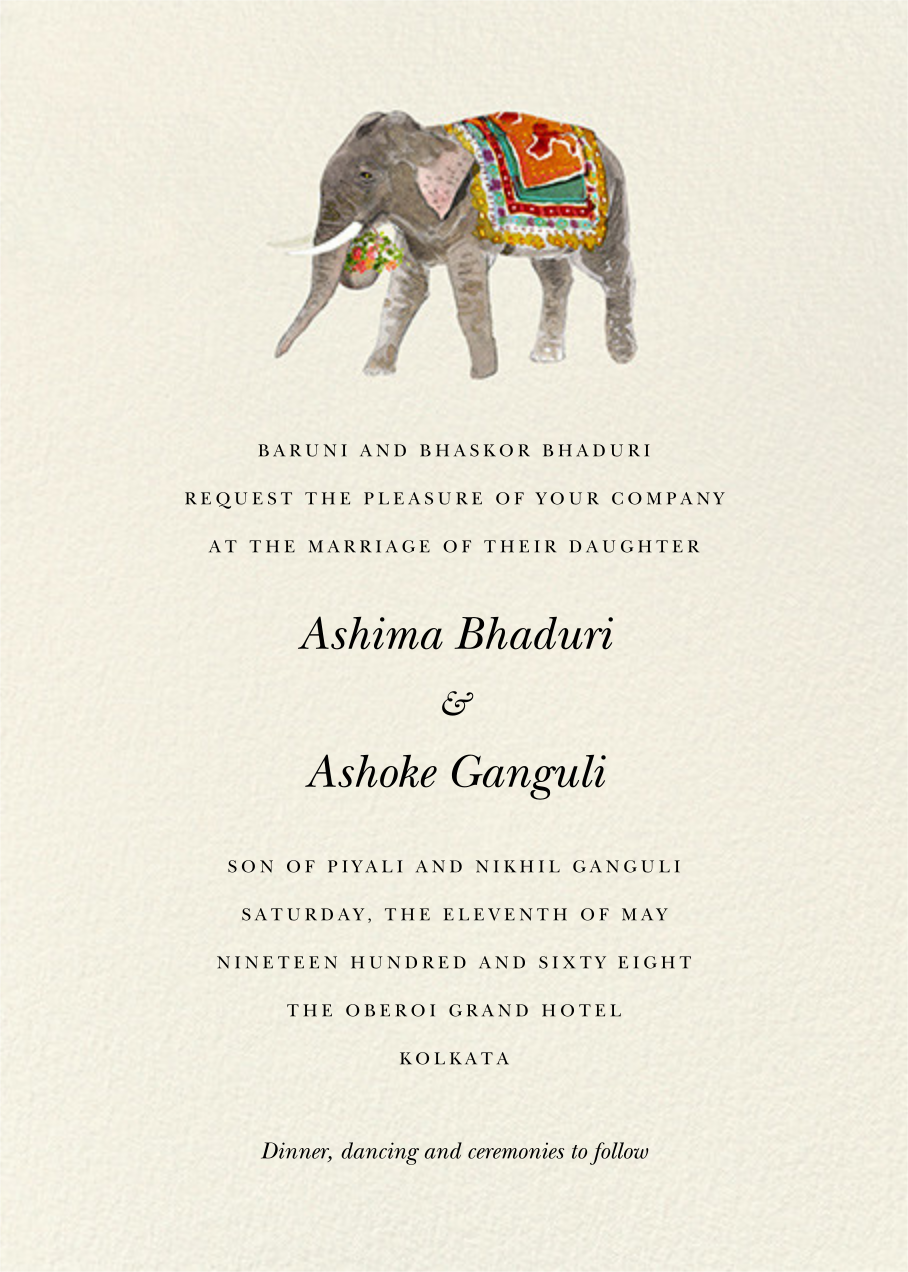 Minimal Shadi Card Design