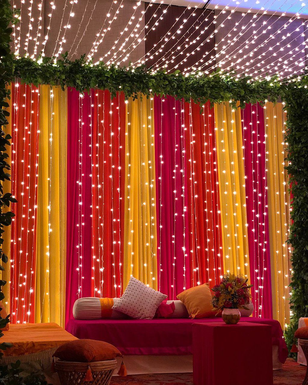 Top 10 Background Haldi Ceremony Decoration and Beautiful Ideas - myMandap