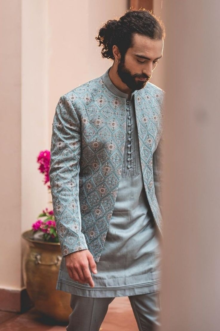 Man-Bun Hair Cut for Groom