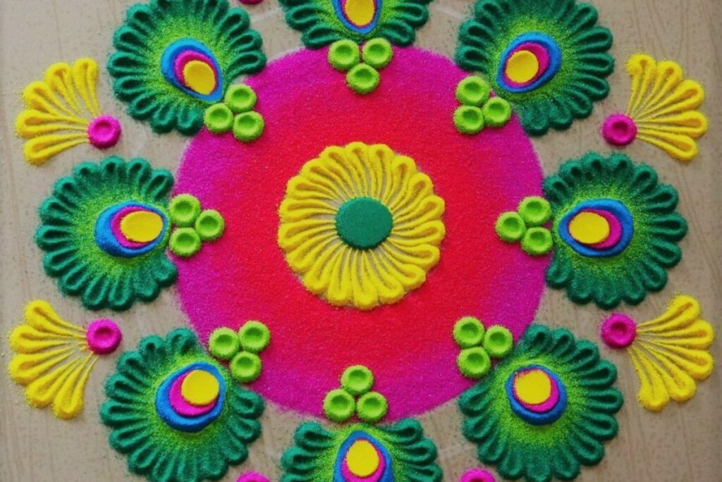 10 Easy and Auspicious Diwali Rangoli Designs for your Home