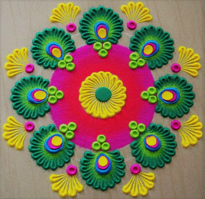 10 Easy And Auspicious Diwali Rangoli Designs For Your Home