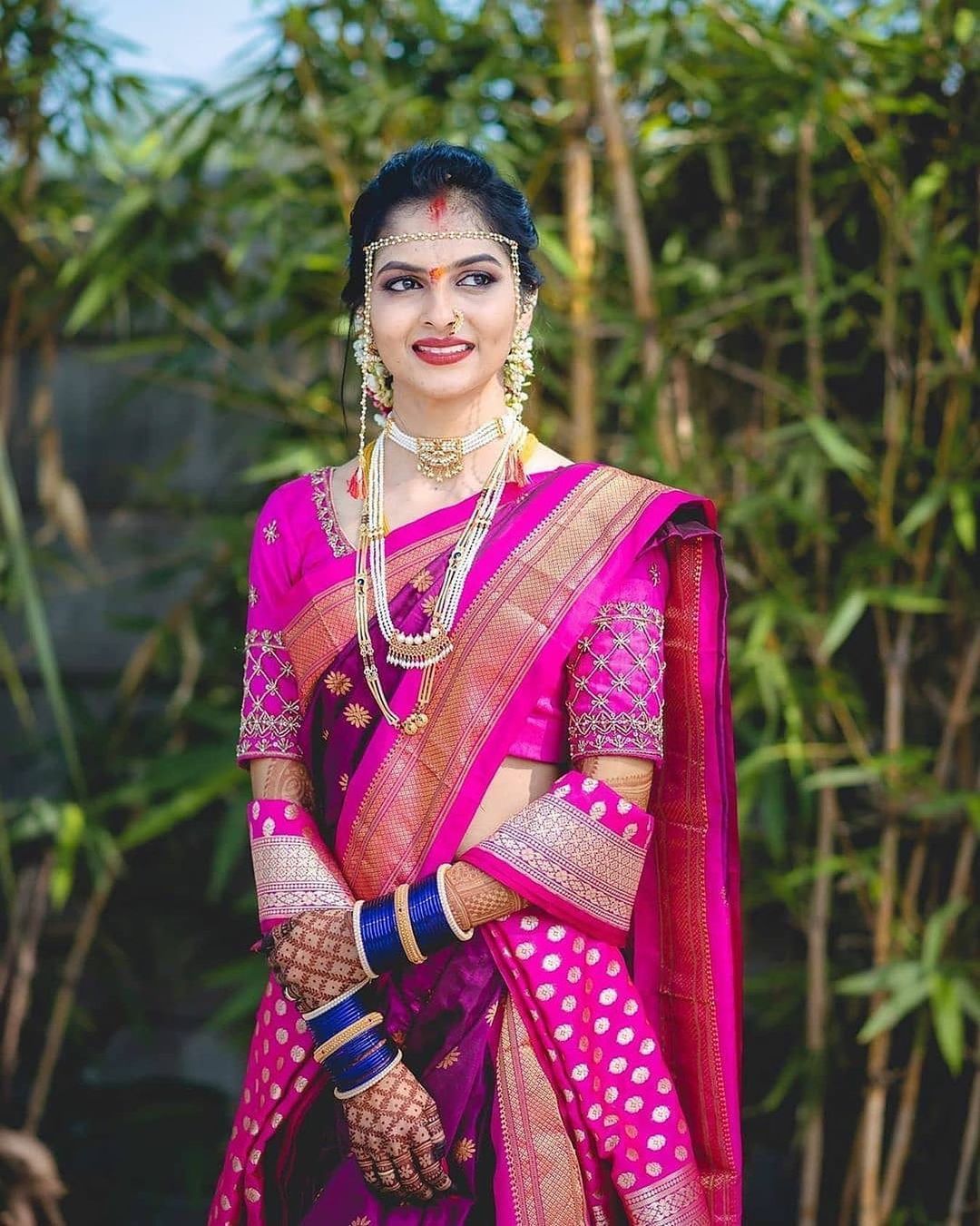 10 Best Wedding Paithani Blouse Design Patterns Back Neck Ideas
