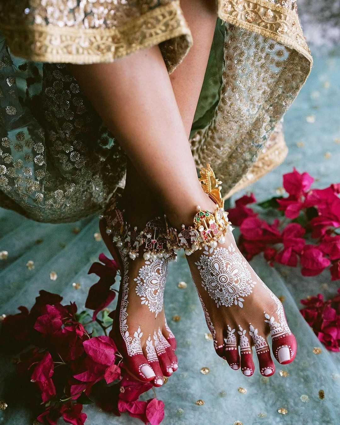 Meenakari Bridal Anklets