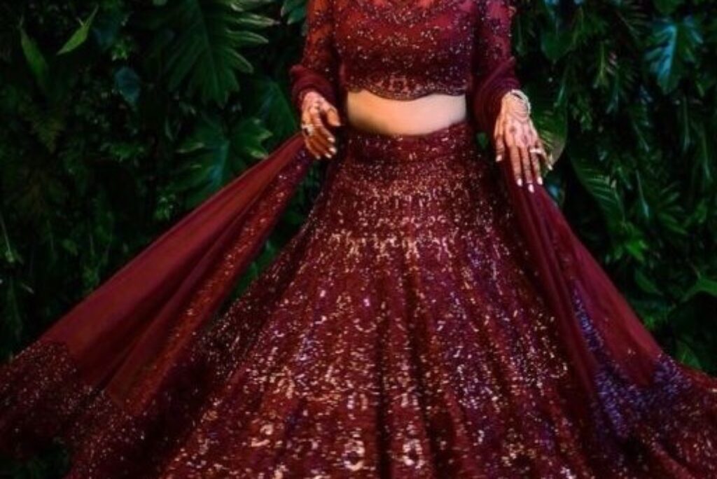 10 Beautiful Wine Royal Bridal Lehengas that went Viral