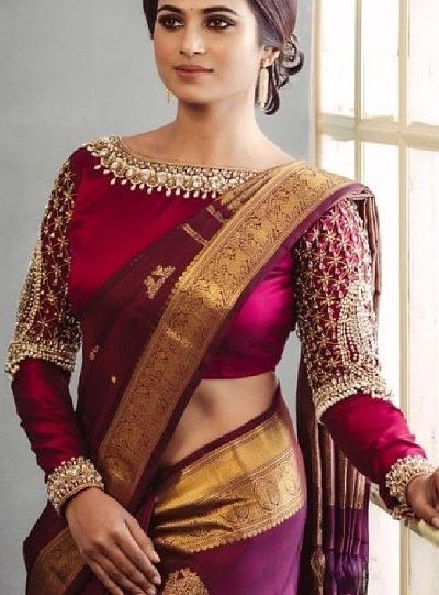 High-Neck Blouse