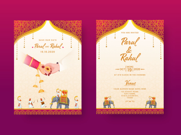 wedding invitation